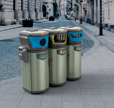 180L智能三分類(lèi)果皮箱