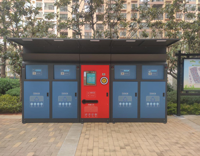 科技感十足，新型智能垃圾箱房亮相天津