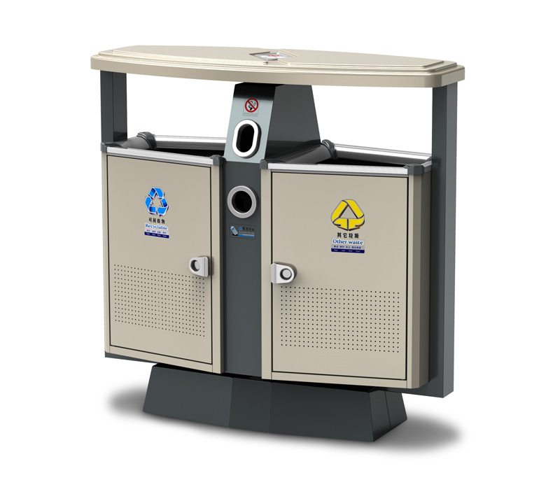 D-02戶外兩分類垃圾桶 D-02戶外兩分類垃圾桶